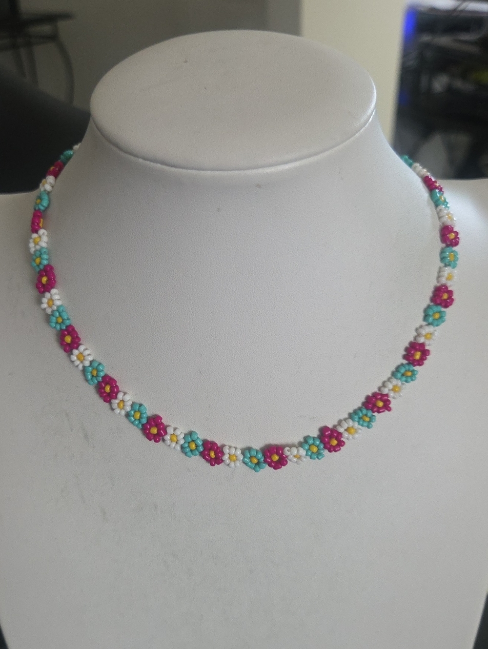 Paparazzi Floral Seed Bead Choker NWT